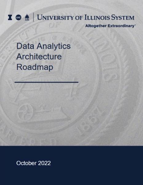 Data Analytics Architecture Roadmap, October 2022